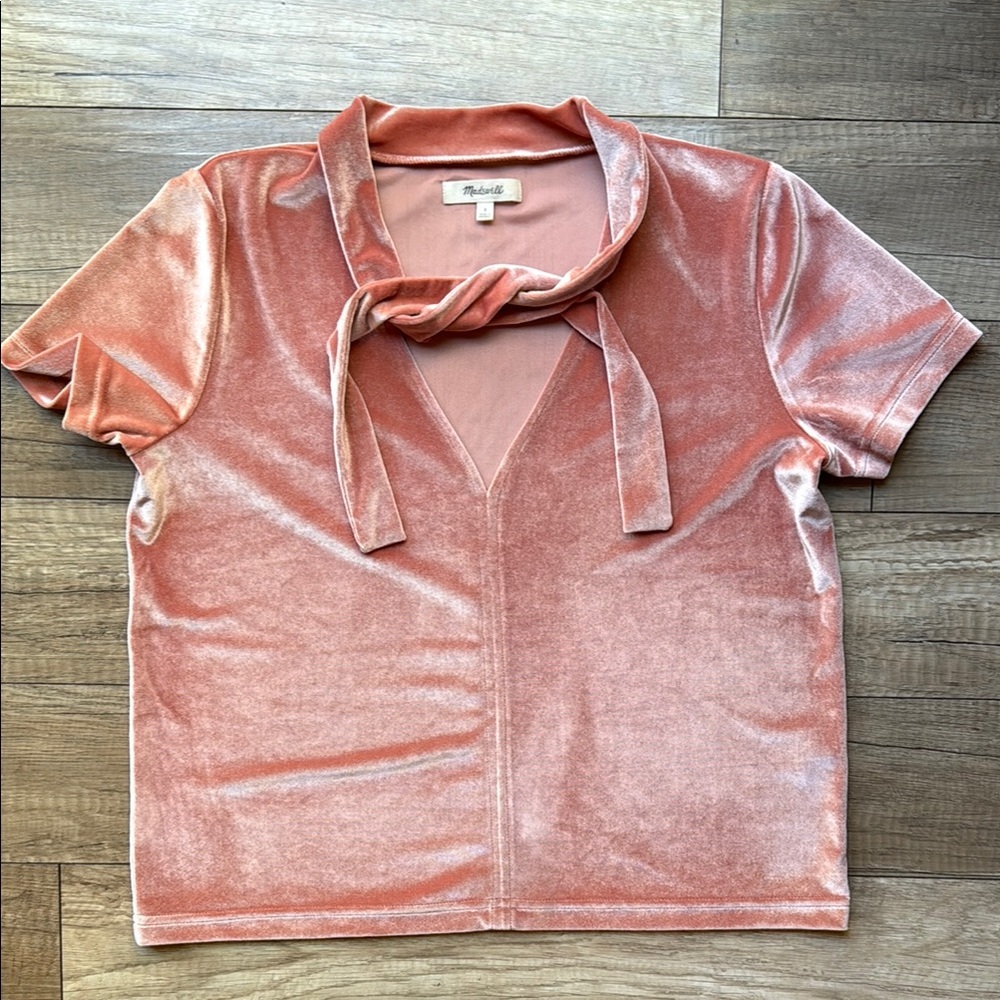 Madewell Pink Short Sleeve Tee Vibrant Essential
